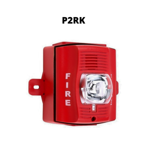 system sensor p2rk sirena exterior parlante luz estroboscopica emergencia incendio