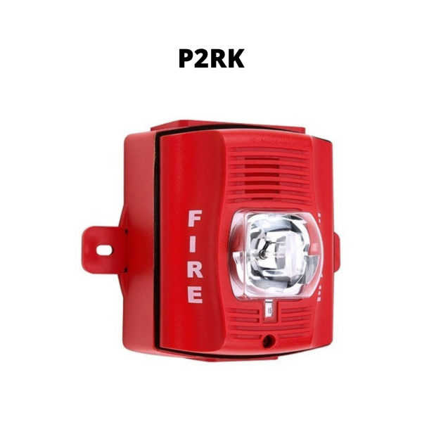 system sensor p2rk sirena exterior parlante luz estroboscopica emergencia incendio