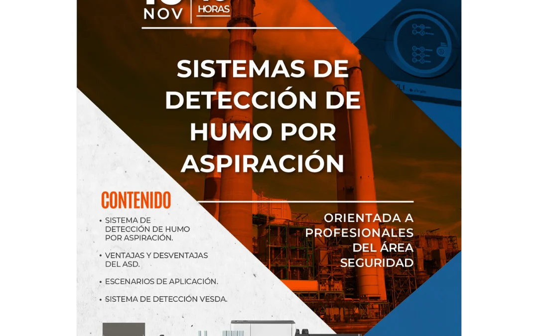 16/11 WEBINAR – Sistemas de Detección de Humo por Aspiración