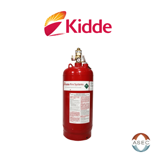 Kidde FM-200 125 lb | Cilindro para Supresión con Agente Limpio