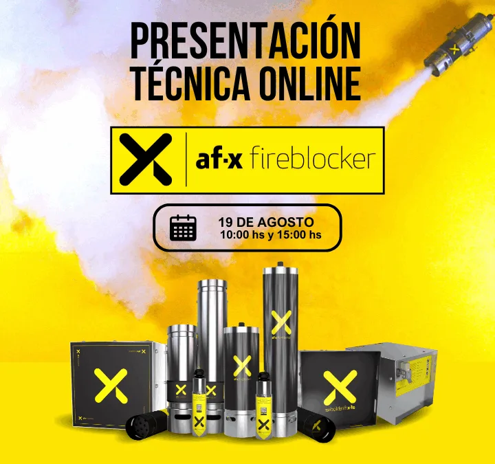 Presentación Técnica Virtual | AF-X Fireblocker – 19 de Agosto
