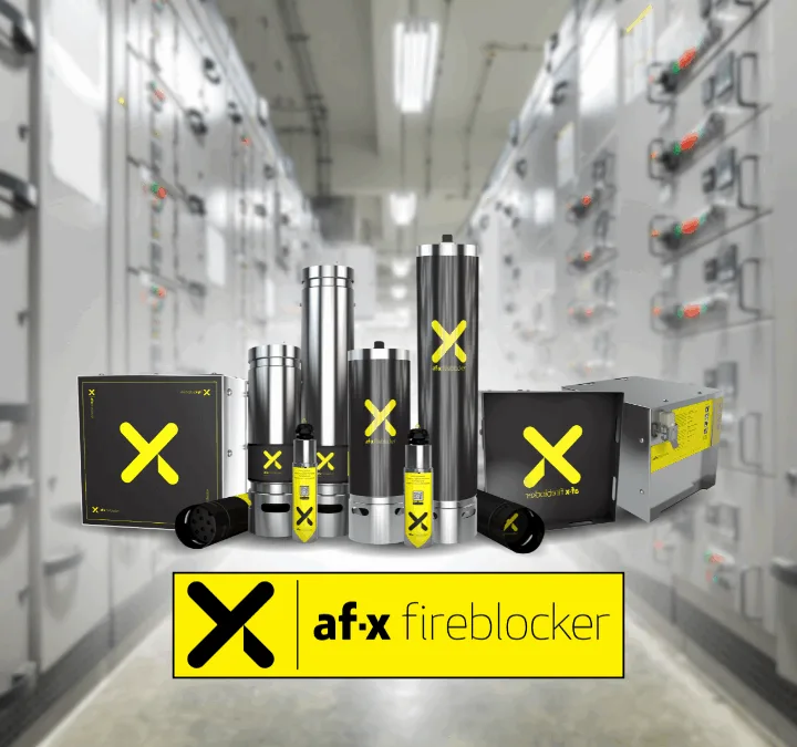 Extinción de Incendio para Tableros y Salas Eléctricas | AF-X Fireblocker
