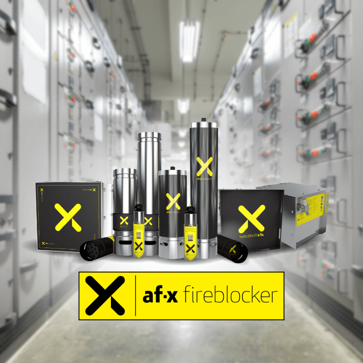 Extinción de Incendio para Tableros y Salas Eléctricas | AF-X Fireblocker